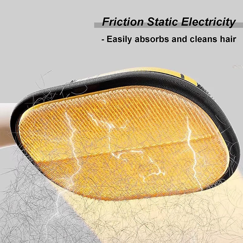 Pet Electrostatic Hair Removal Gloves Dog Cat Hair Removal Brush Gloves Hair Adhesive Gloves Carpet Clothing Hair Cleaning Brush