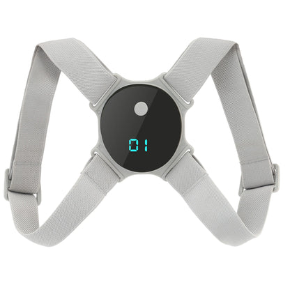 USB Rechargeable Posture Corrector Smart Back Shoulder Trainer with Vibration Alerts, Adjustable Straps Lightweight Comfortable