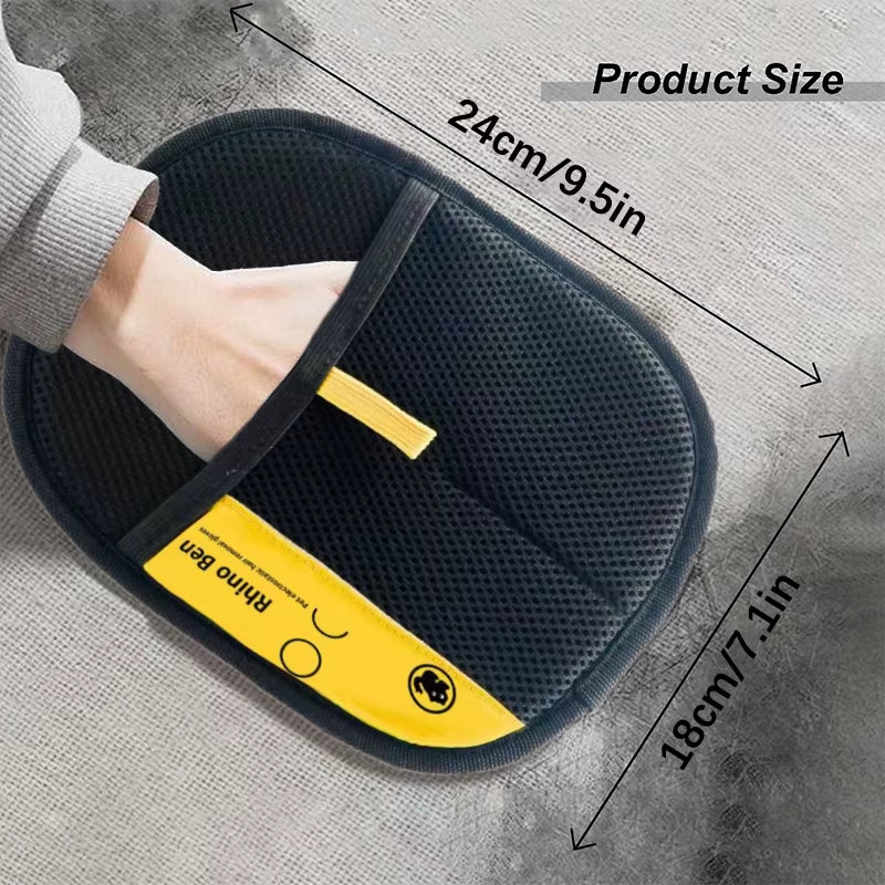 Pet Electrostatic Hair Removal Gloves Dog Cat Hair Removal Brush Gloves Hair Adhesive Gloves Carpet Clothing Hair Cleaning Brush