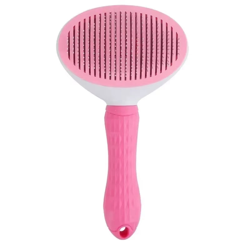 Cat Comb Pet Hair Remover Brush for Dogs Cats Grooming Tools Pets Dematting Comb Dogs Accessories Self Cleaning Pet Dog Brush