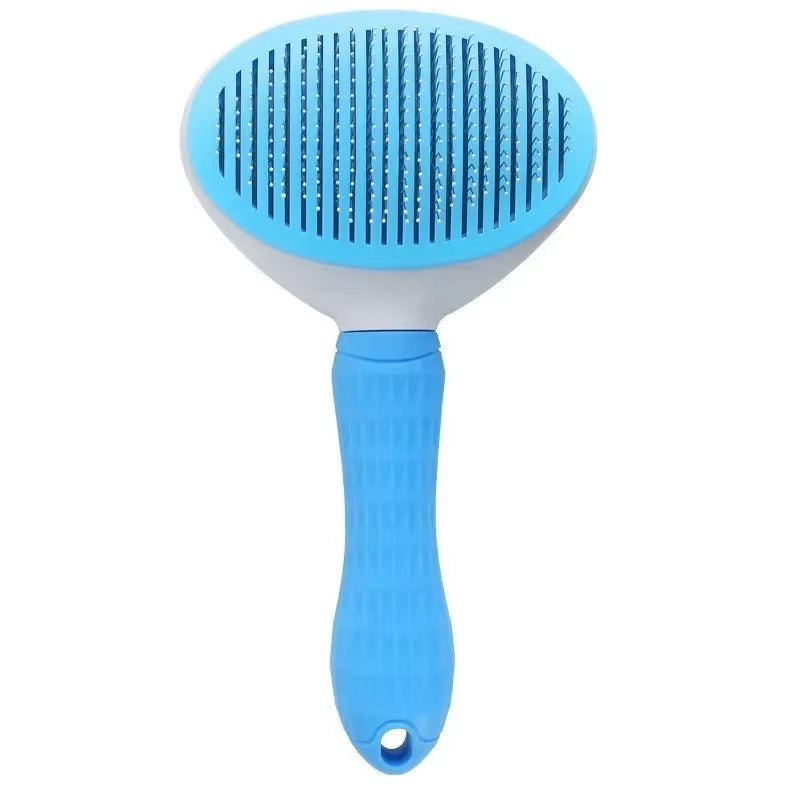 Cat Comb Pet Hair Remover Brush for Dogs Cats Grooming Tools Pets Dematting Comb Dogs Accessories Self Cleaning Pet Dog Brush